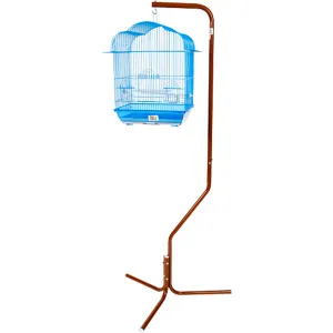 AE29534 White - Tripod Stand for Small Bird Cages