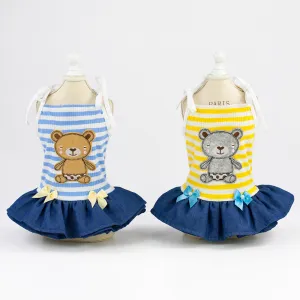 Bear Sling Dress Cool Summer Pet Clothes