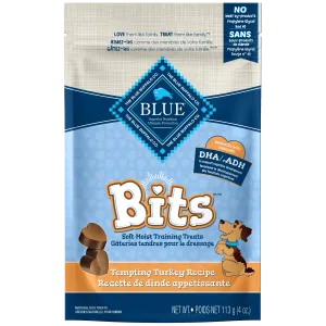 BLUE Bits Soft-Moist Training Treats; Tempting Turkey Recipe, 4 oz