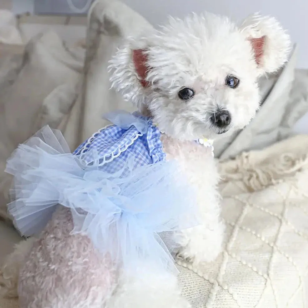 Bunny Ears Sleeveless Summer Dress – Adorable & Lightweight Pet Outfit