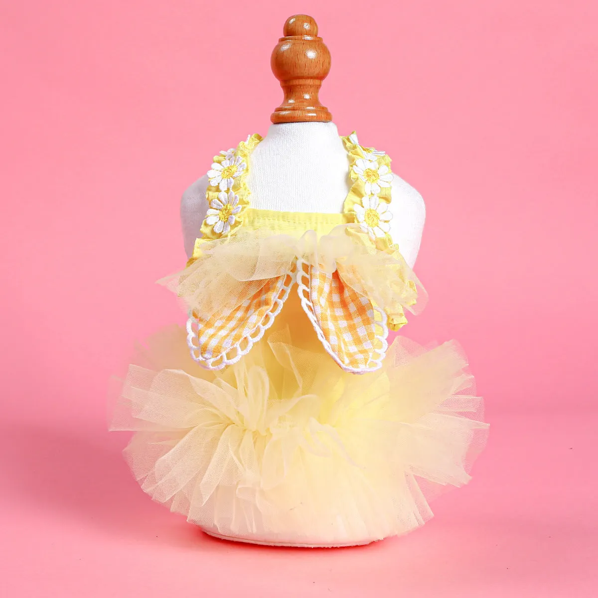 Bunny Ears Sleeveless Summer Dress – Adorable & Lightweight Pet Outfit
