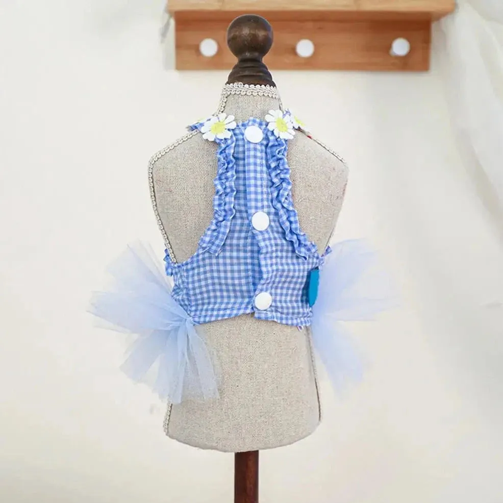 Bunny Ears Sleeveless Summer Dress – Adorable & Lightweight Pet Outfit