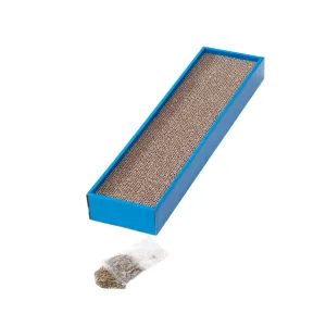 CARDBOARD SCRATCHING WITH CATNIP