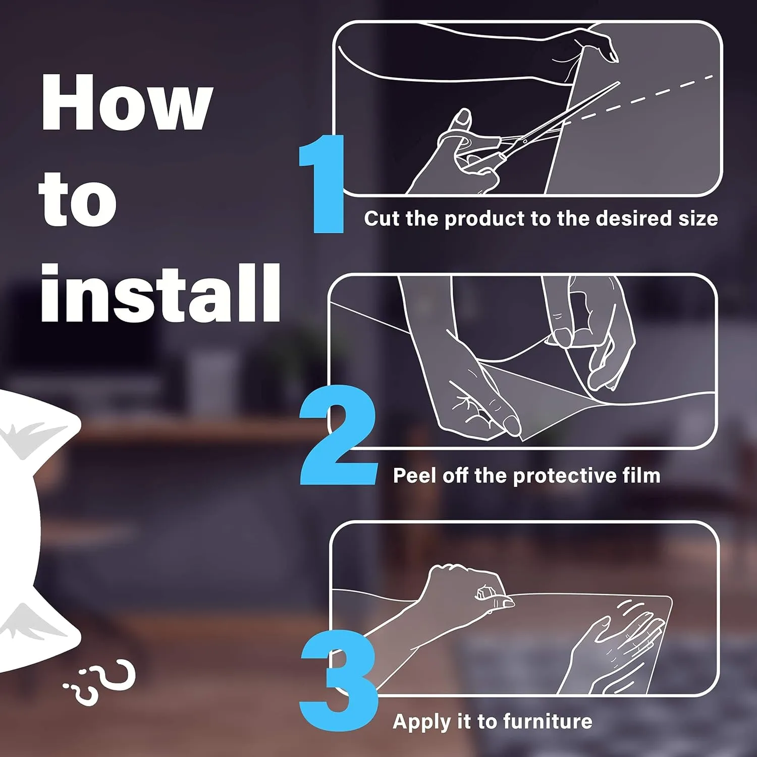 Cat Anti Scratch Furniture Protector - Couch Scratch Protector from Cats - Furniture Protection from Cat Scratching (8)
