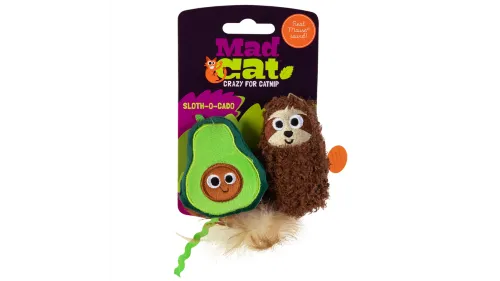 Cat Toy - Mad Cat Sloth-O-Cado (2pk)