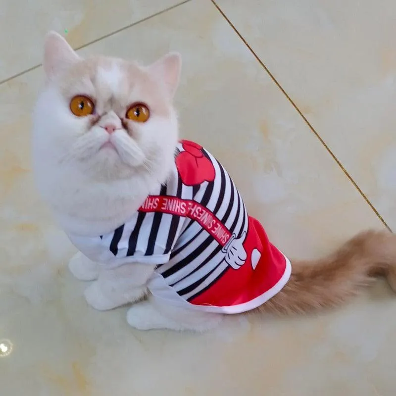 Cute Pet Vest Shirt Costume