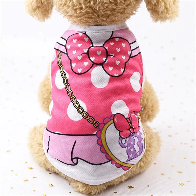 Cute Pet Vest Shirt Costume