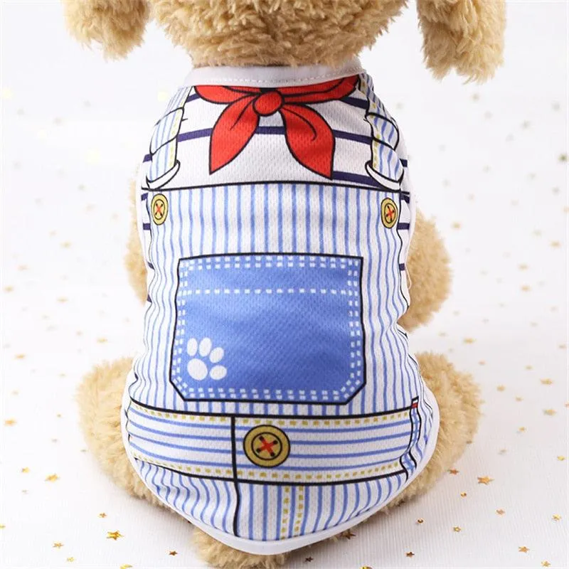 Cute Pet Vest Shirt Costume