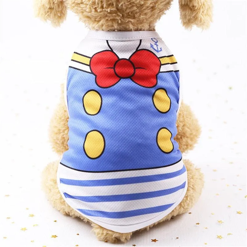Cute Pet Vest Shirt Costume