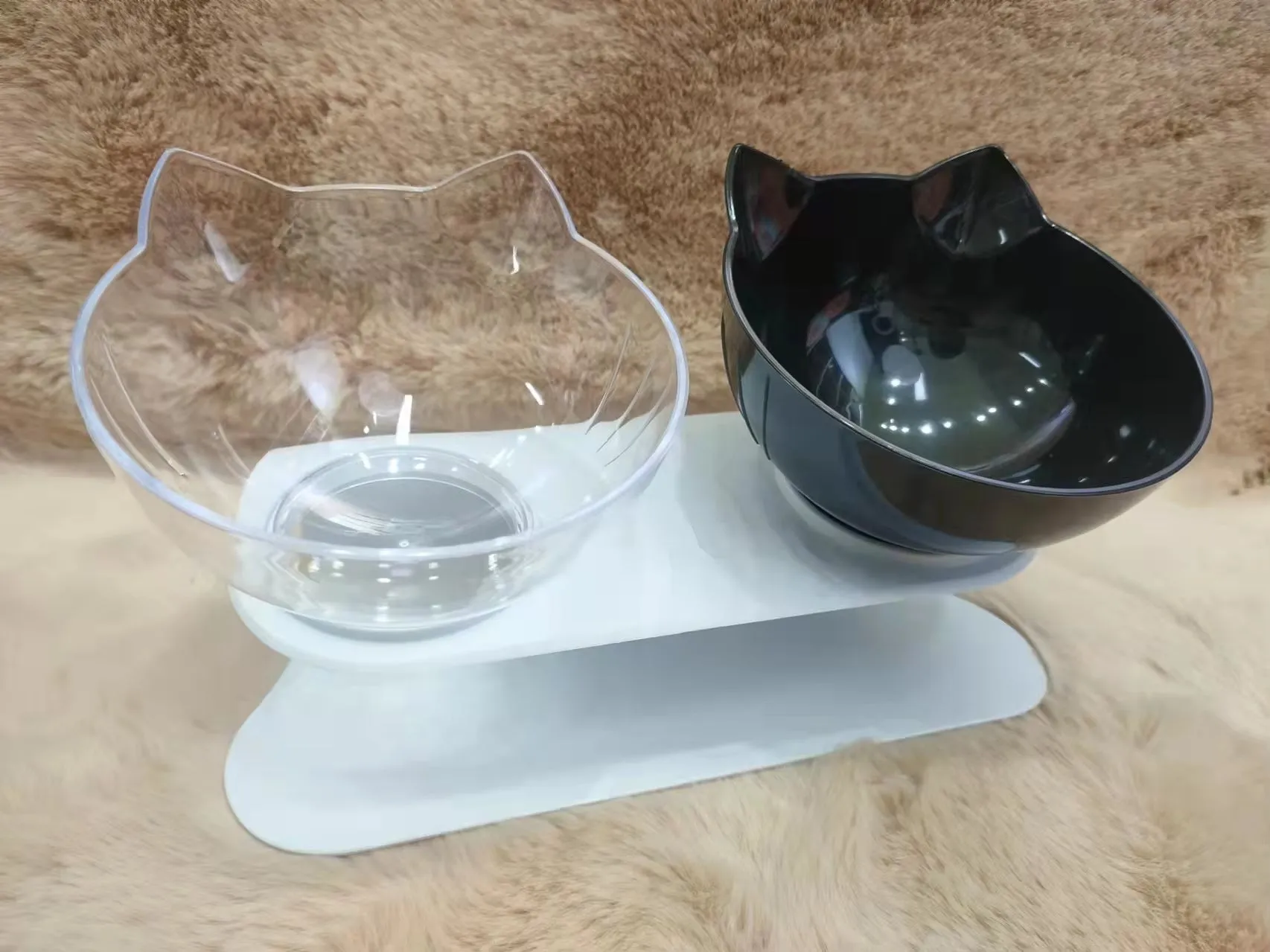 Feeder Feeding Bowl Kitten Supplies