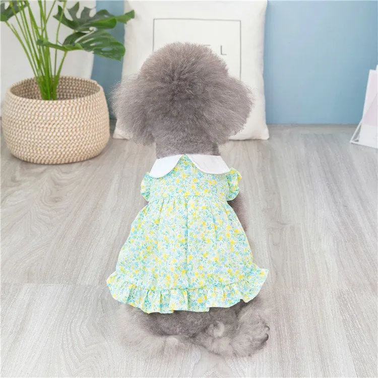Flower Print Pet Dress