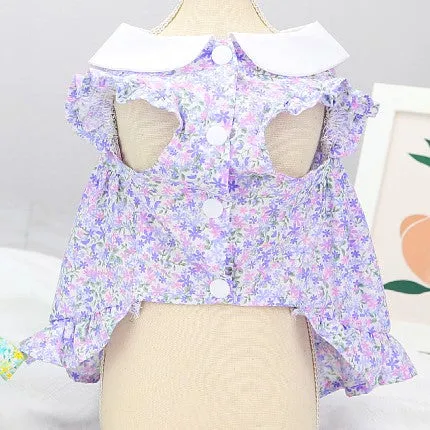 Flower Print Pet Dress