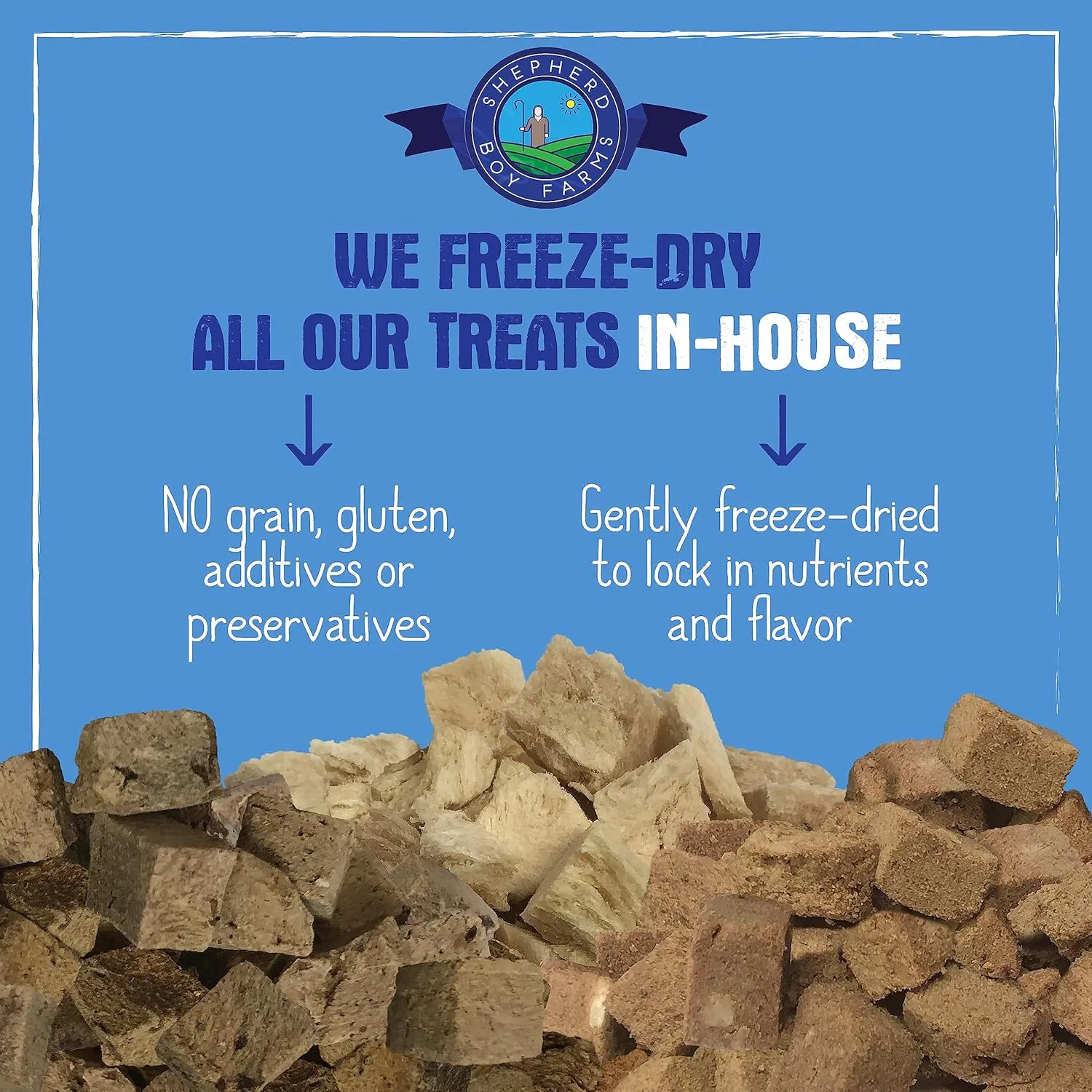 Freeze Dried Dog and Cat Treats, Lamb Heart, All Natural Single Ingredient Freeze-Dried Dog Treat & Dog Snacks, Made in USA, High Protein, Essential Nutrition of Raw Dog Food, 8oz