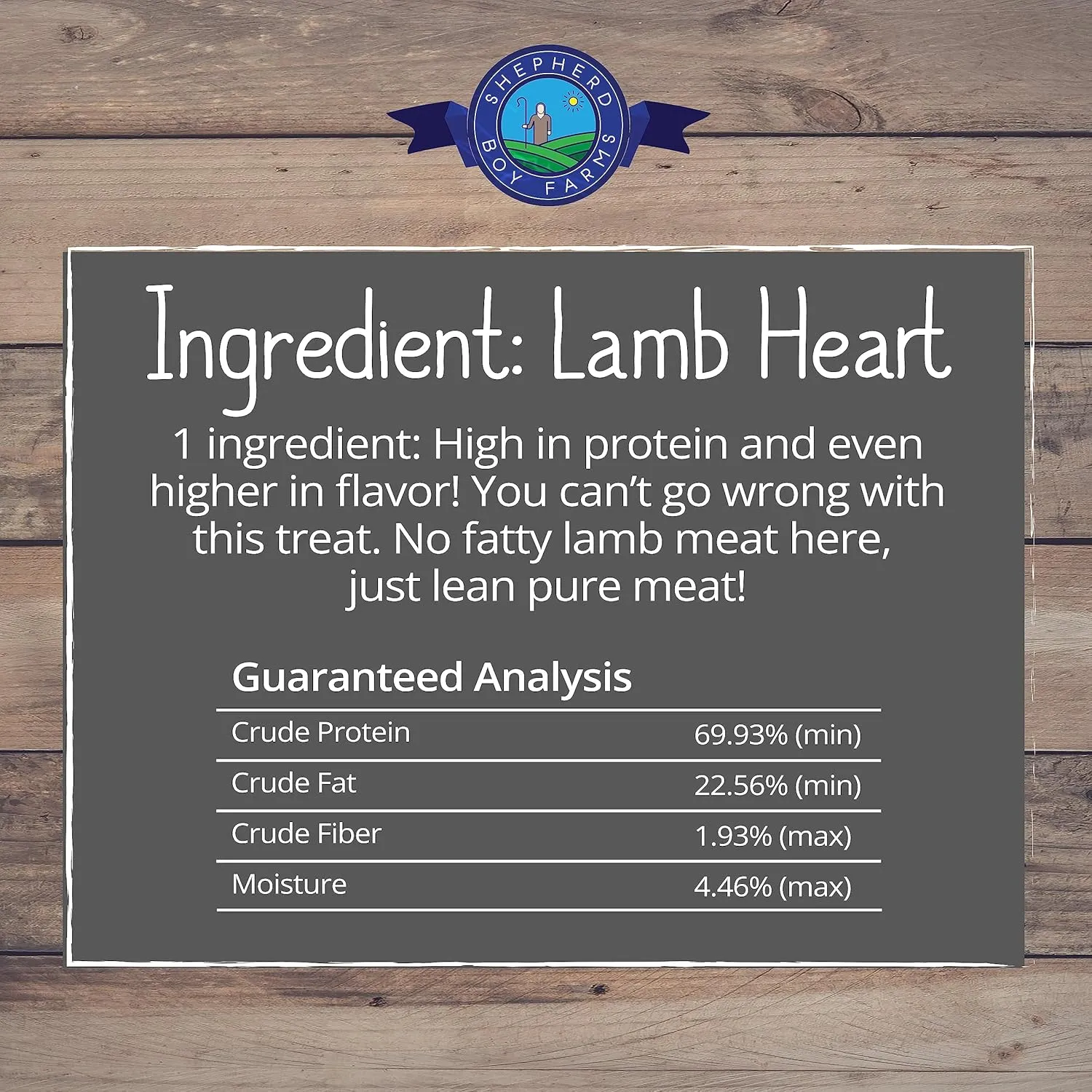 Freeze Dried Dog and Cat Treats, Lamb Heart, All Natural Single Ingredient Freeze-Dried Dog Treat & Dog Snacks, Made in USA, High Protein, Essential Nutrition of Raw Dog Food, 8oz