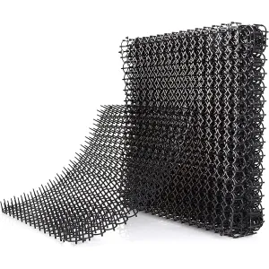Fresh Fab Finds 10Pcs Cat Spike Mat with Spikes 15.8x11.8in Cat Repellent Mats Spike Deterrent Stopper Mat for Pet Cats Dogs 13x1ft Area