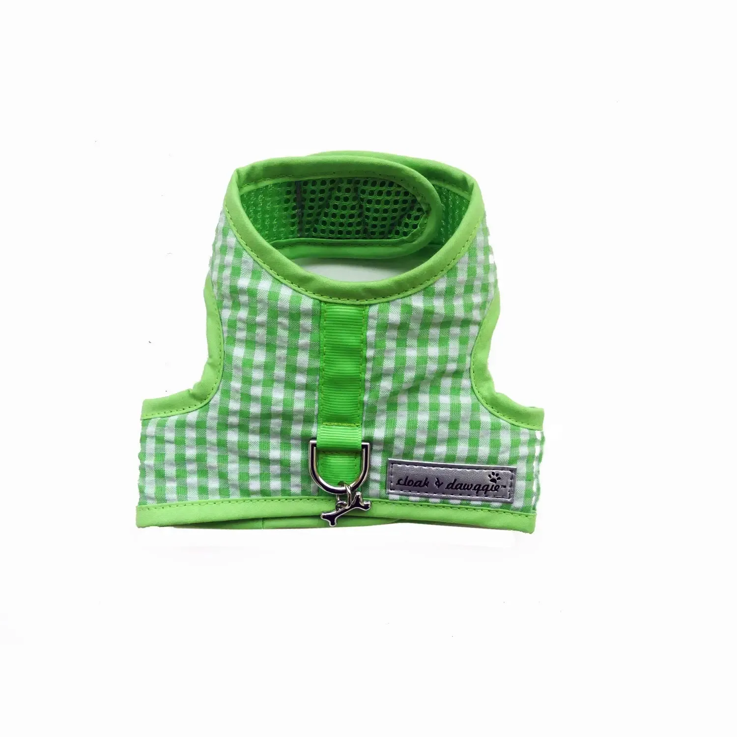 Gingham XXS Teacup Dog Harness Vest 2 LBS to 6 LBS