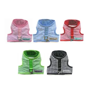 Gingham XXS Teacup Dog Harness Vest 2 LBS to 6 LBS