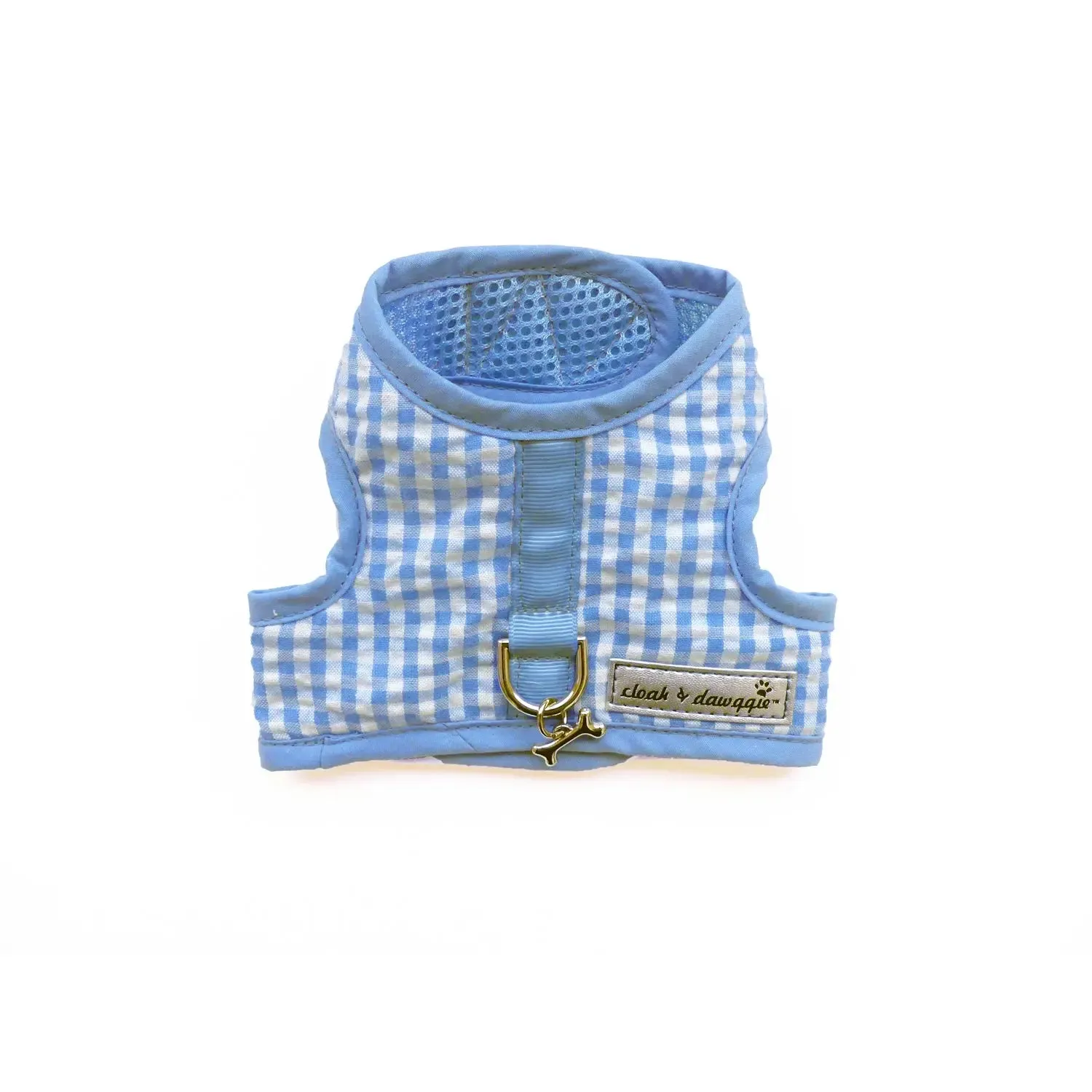 Gingham XXS Teacup Dog Harness Vest 2 LBS to 6 LBS