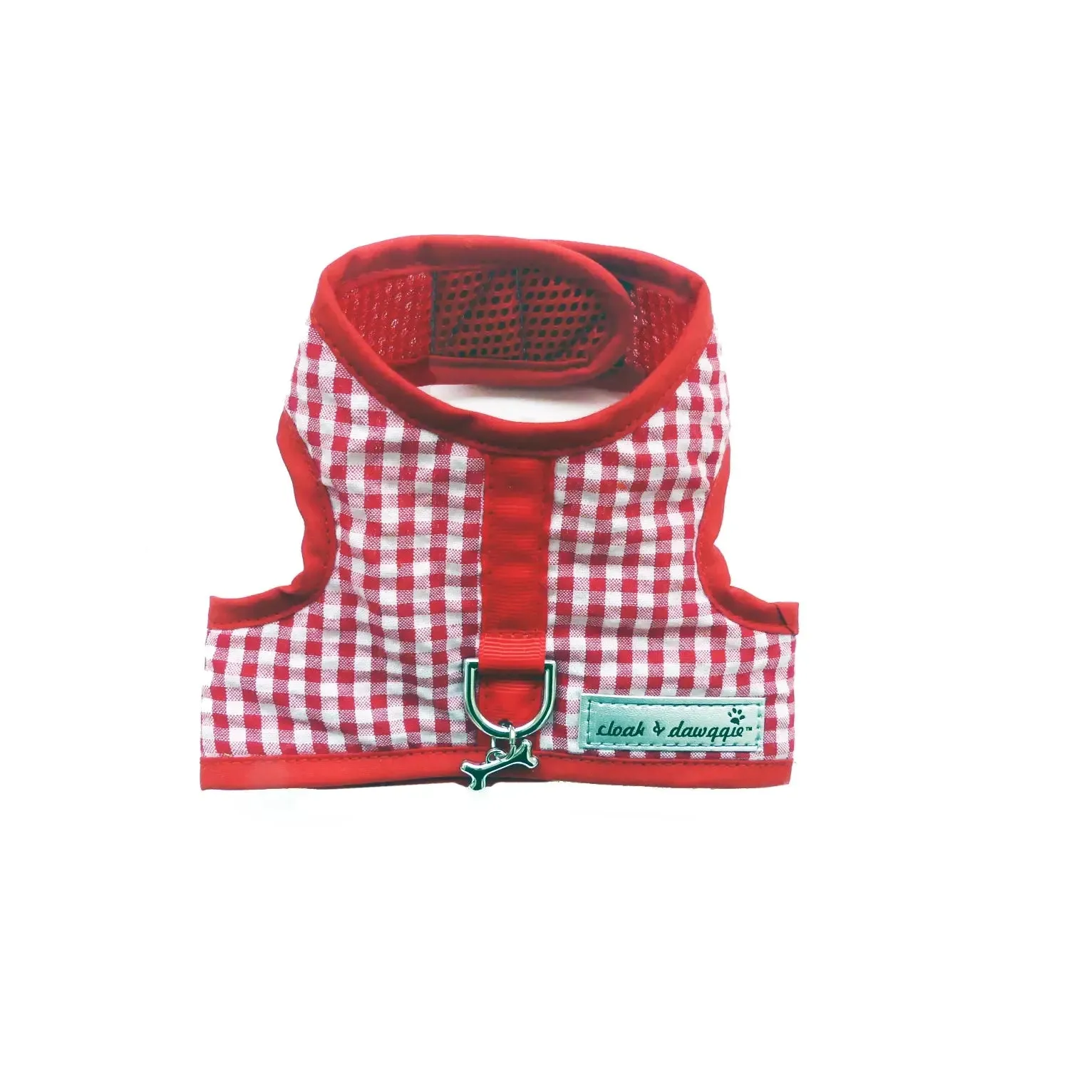 Gingham XXS Teacup Dog Harness Vest 2 LBS to 6 LBS