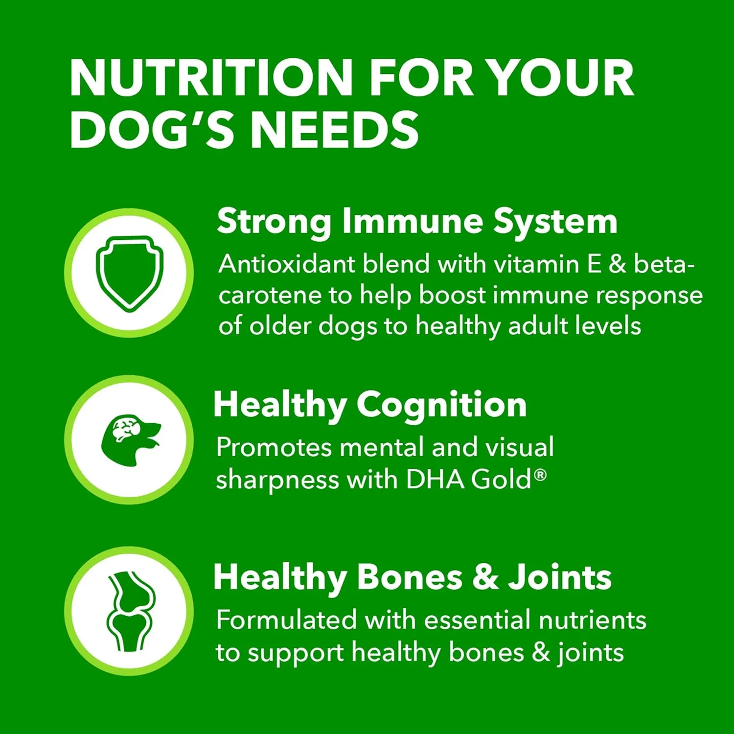 IAMS Proactive Health Healthy Aging Large Breed Dog Food for Mature and Senior Dogs with Real Chicken, 30 lb. Bag