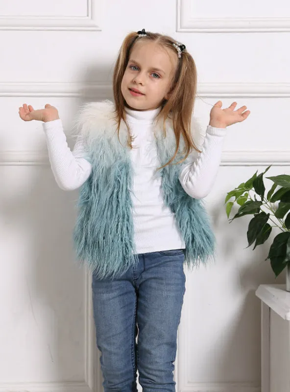 Imitation Fur Vest Children's Plush Coat