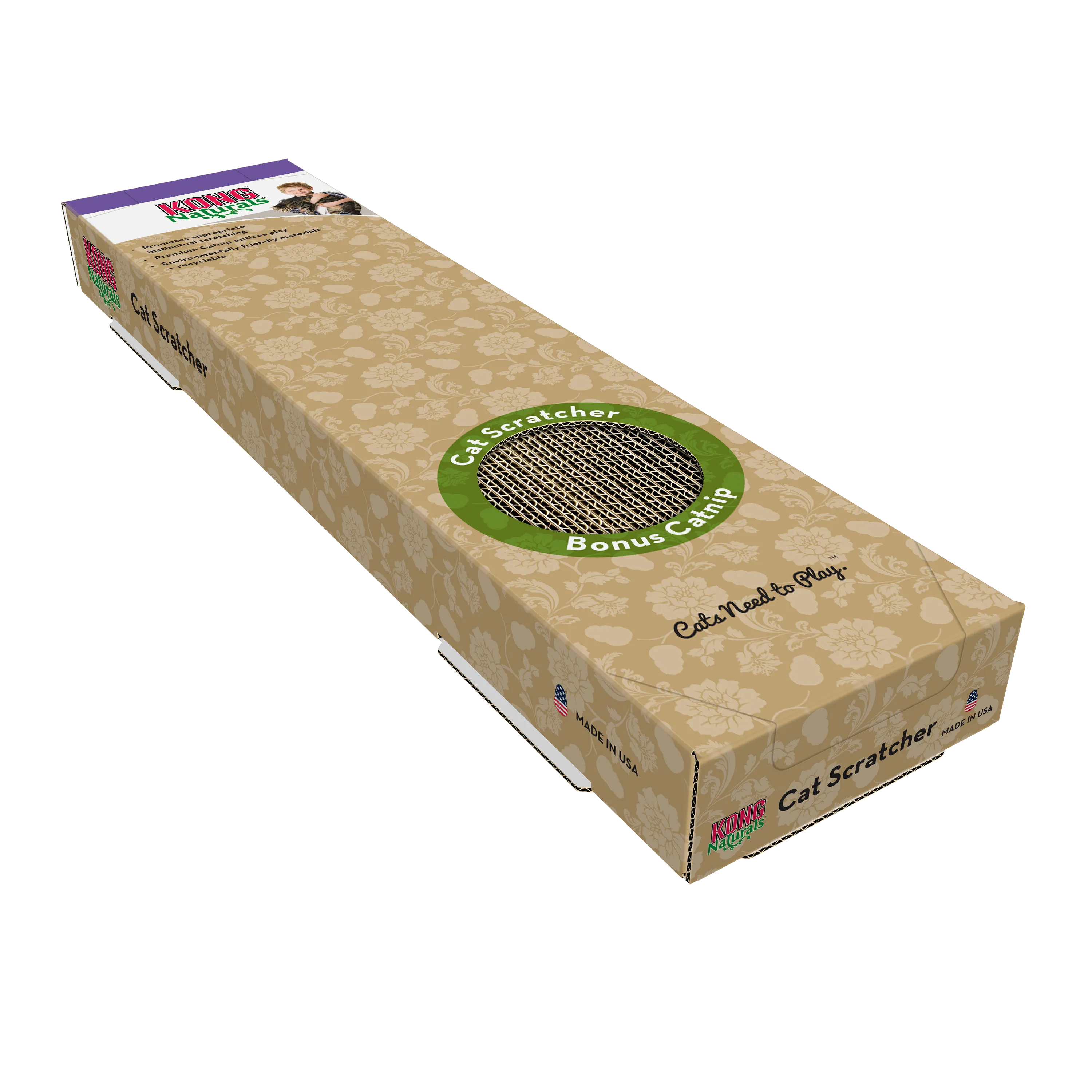 Kong Naturals Cat Scratcher Single