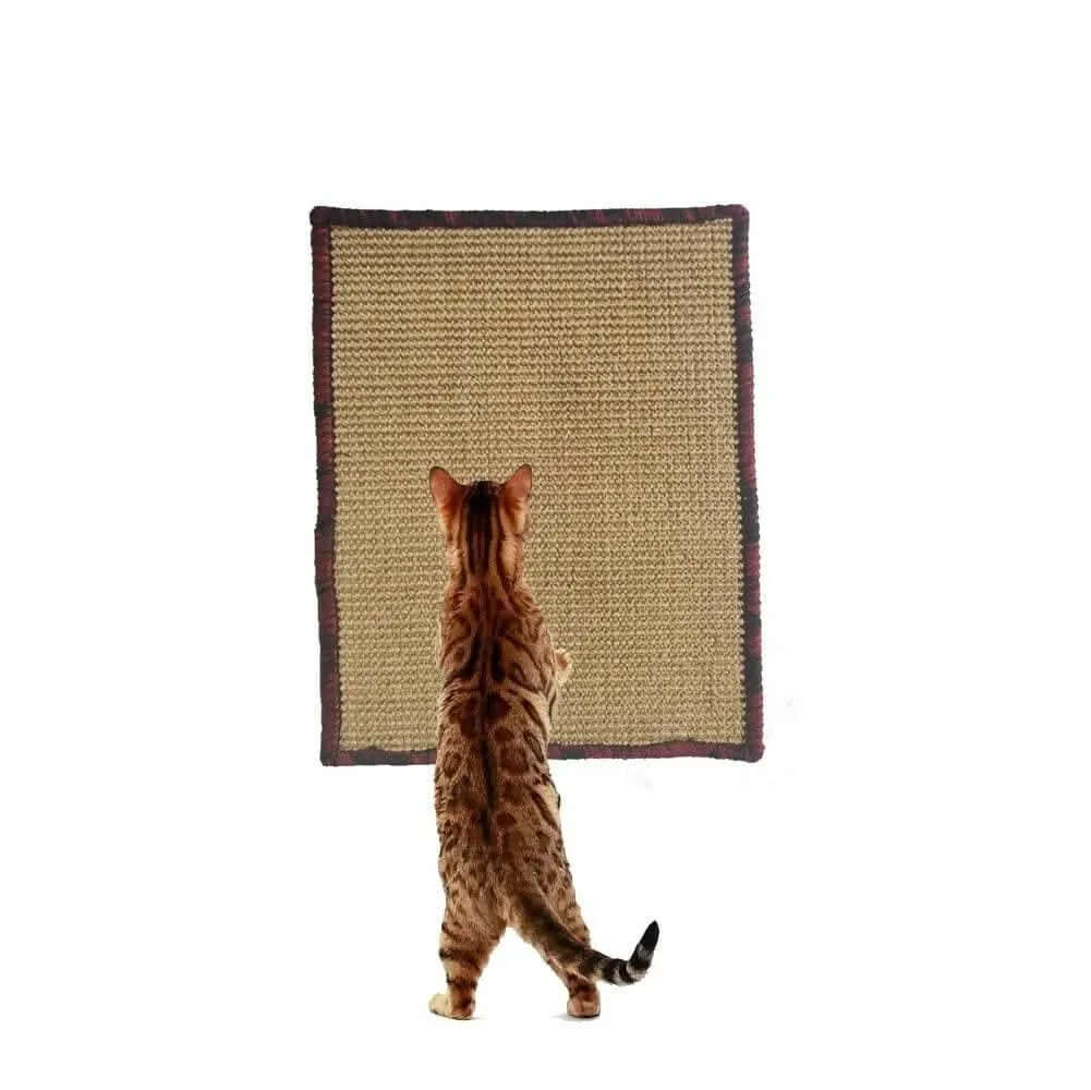 Mats Avenue Multi Use Cat Scratch Pad/Cat (30x40 Cm,Brown)