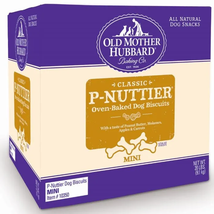 Old Mother Hubbard Crunchy Classic Natural P-Nuttier Assorted Flavor Dog Biscuits