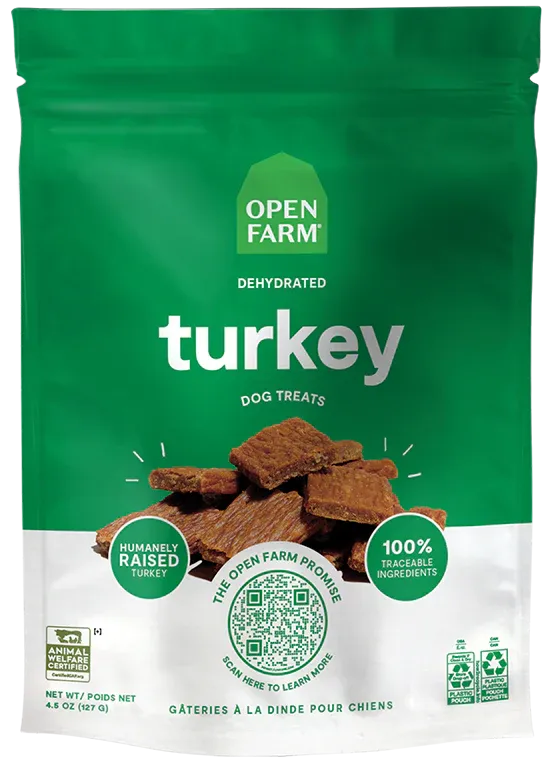 Open Farm - Dehydrated Turkey Dog Treats