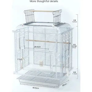 Panorama Birdcage 46X36X67cm
