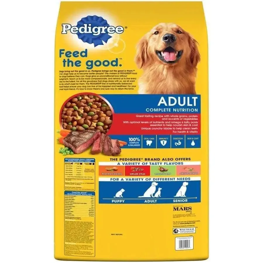 Pedigree Grilled Steak & Vegetable Dry Dog Food