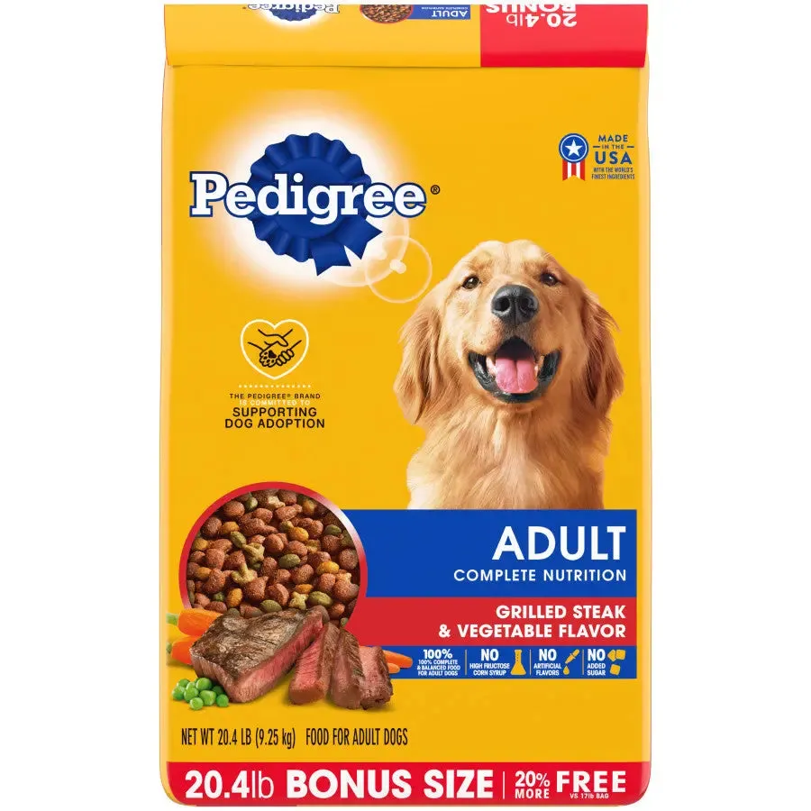 Pedigree Grilled Steak & Vegetable Dry Dog Food