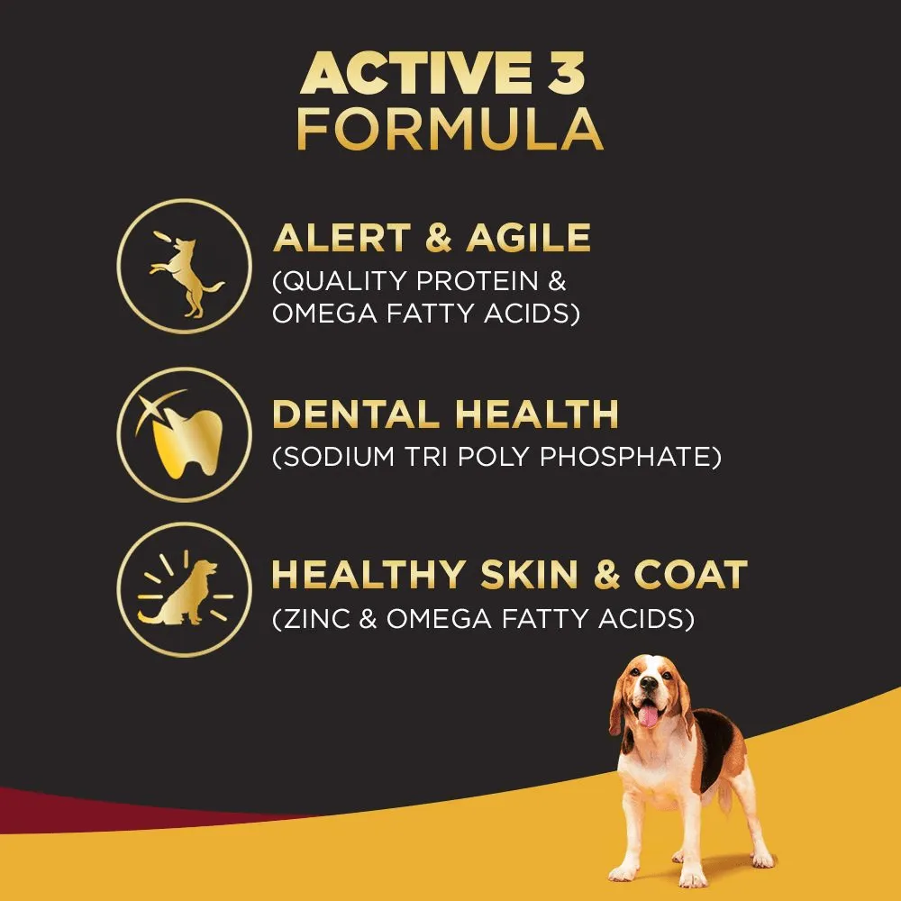 Pedigree PRO Expert Nutrition Dry Food for Small Breed and Chicken and Liver Chunks in Gravy Wet Adult Dog Food Combo