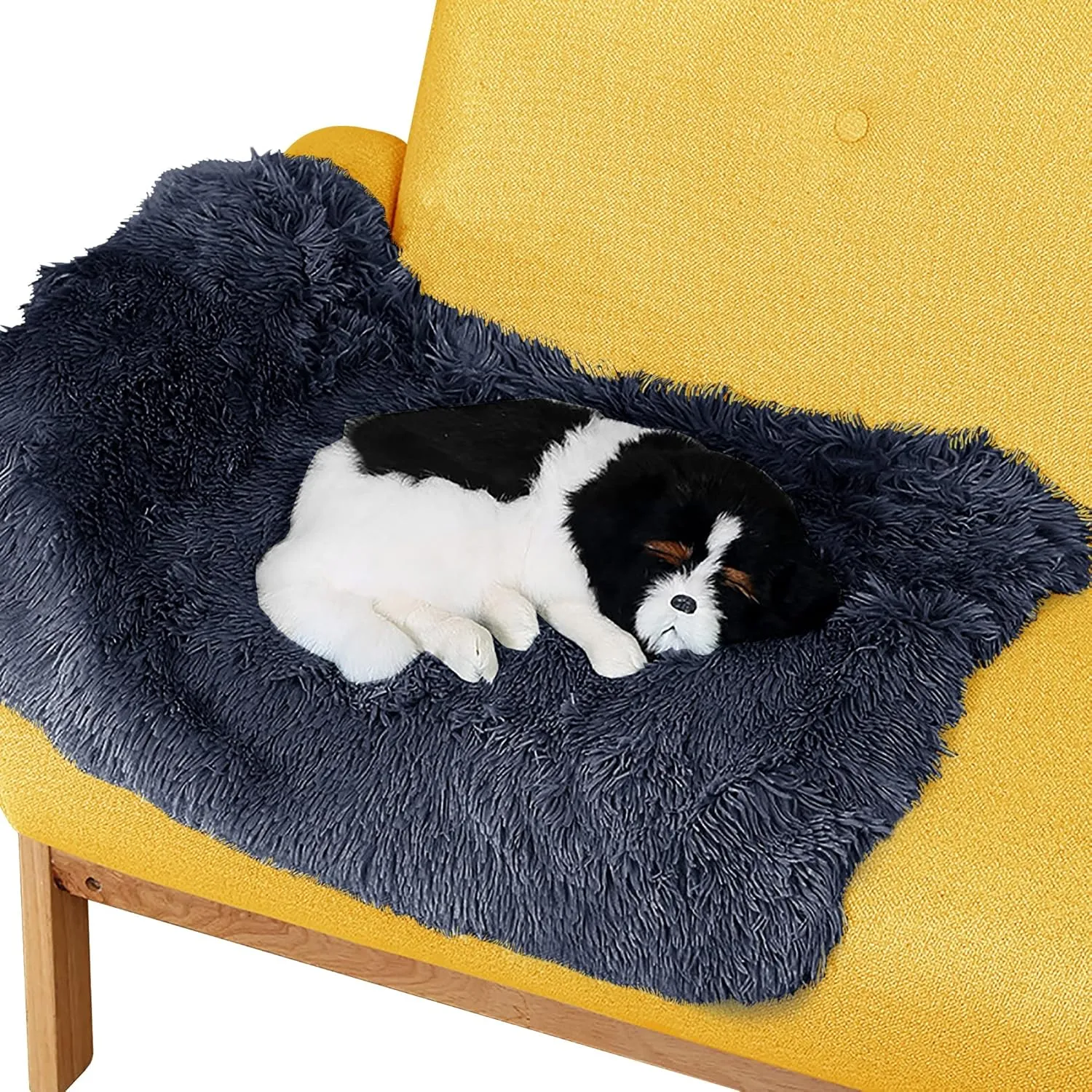 Pet Dog Bed Blankets, Fluffy Fleece Dog Throw Blankets Sleep Mat,Soft Puppy Blankets Cat Kitten, S M L XL,Fuzzy Reversible Sherpa Blanket for Bed, Couch, Sofa, Travel,Washable & Lightweight