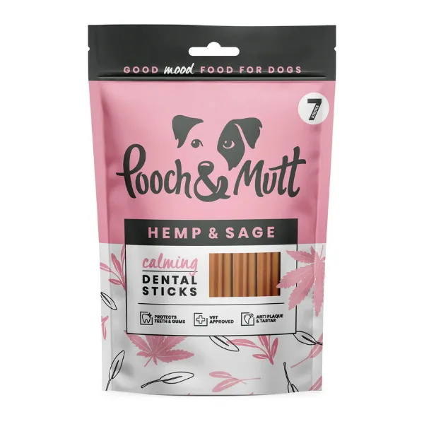 Pooch & Mutt Hemp and Sage Calming Dental Sticks
