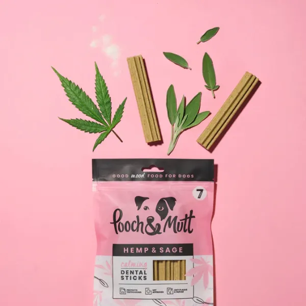 Pooch & Mutt Hemp and Sage Calming Dental Sticks