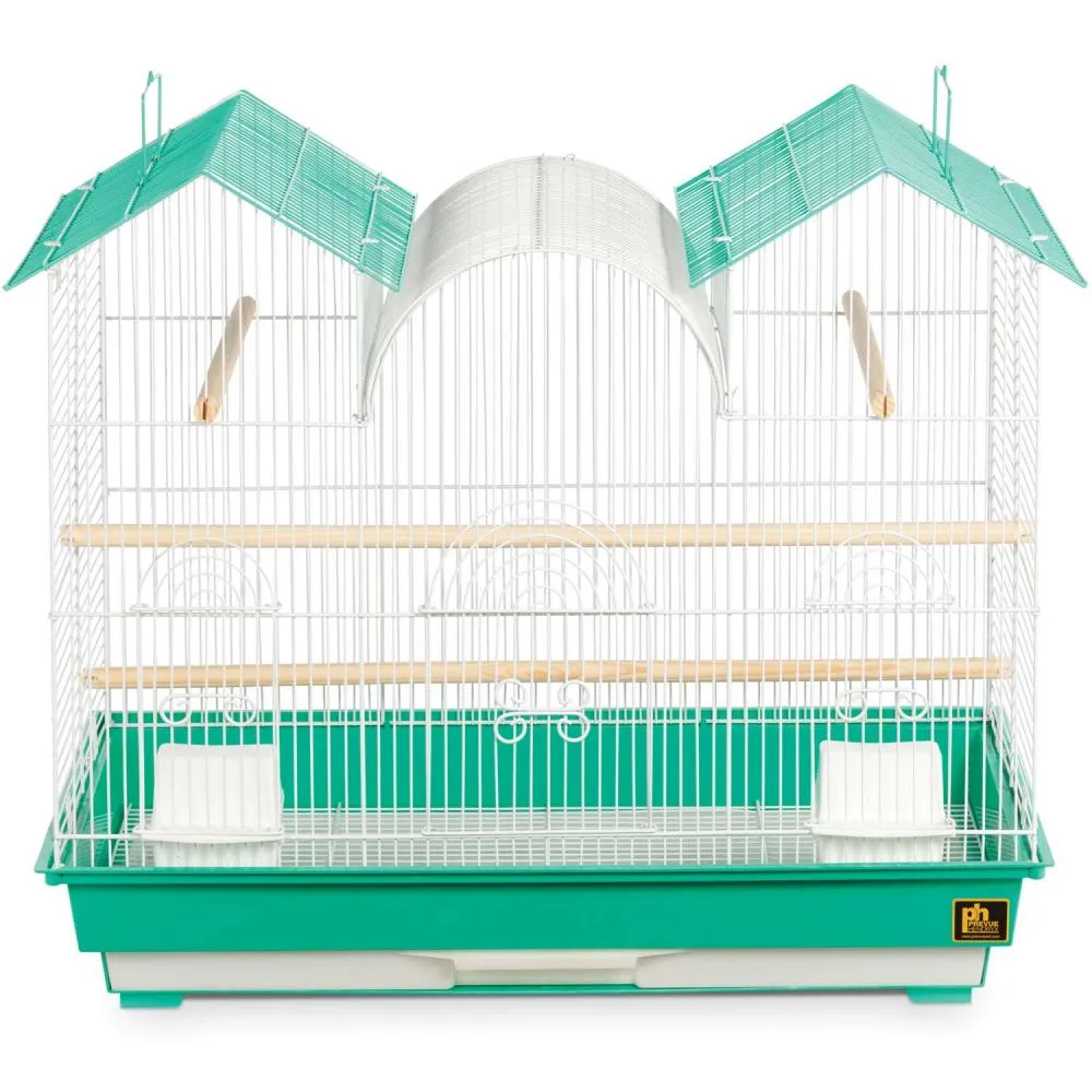 Prevue 2-Pack Parakeet Triple Roof Cage, Colors Vary