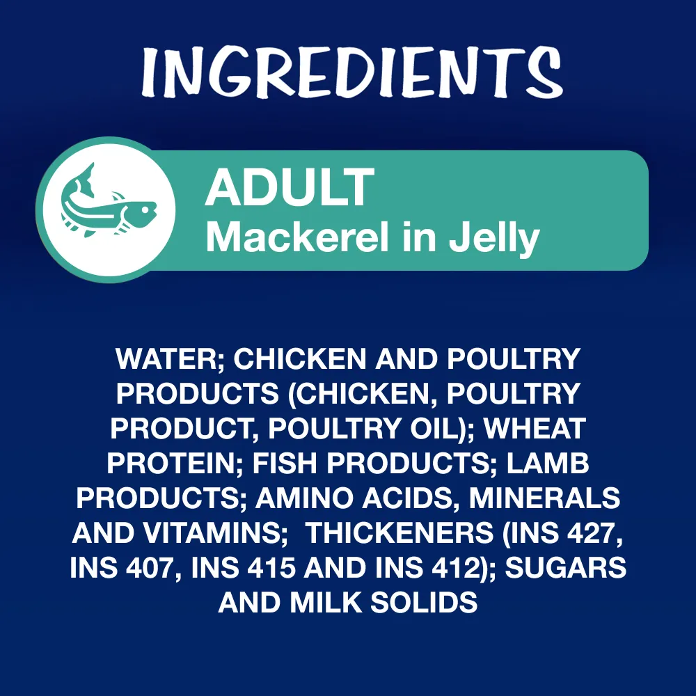 Purina Felix Mackerel with Jelly, Chicken with Jelly and Tuna with Jelly Adult Cat Wet Food Combo