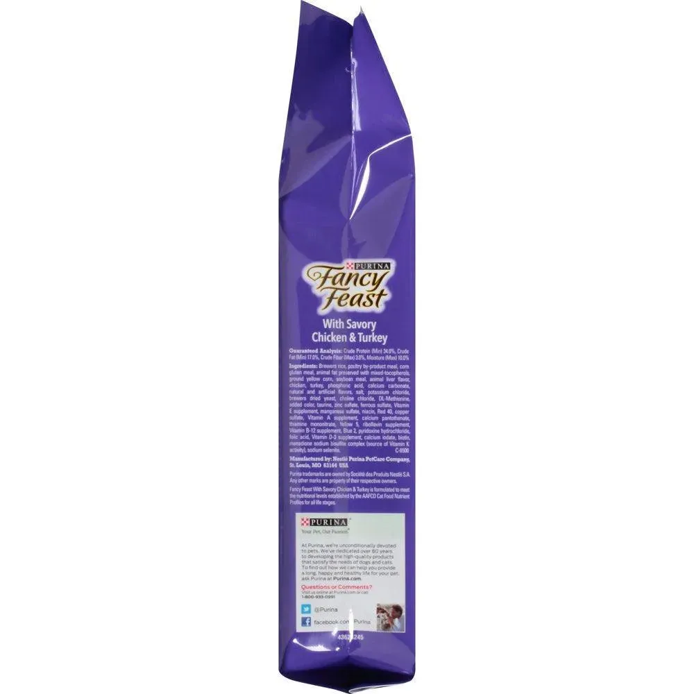 Purina Gourmet Dry Cat Food Chicken Turkey 7 Lb