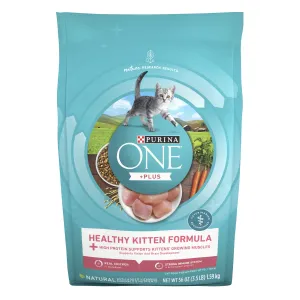Purina ONE High Protein, Natural Dry Kitten Food,  Plus Healthy Kitten 3.5 lbs