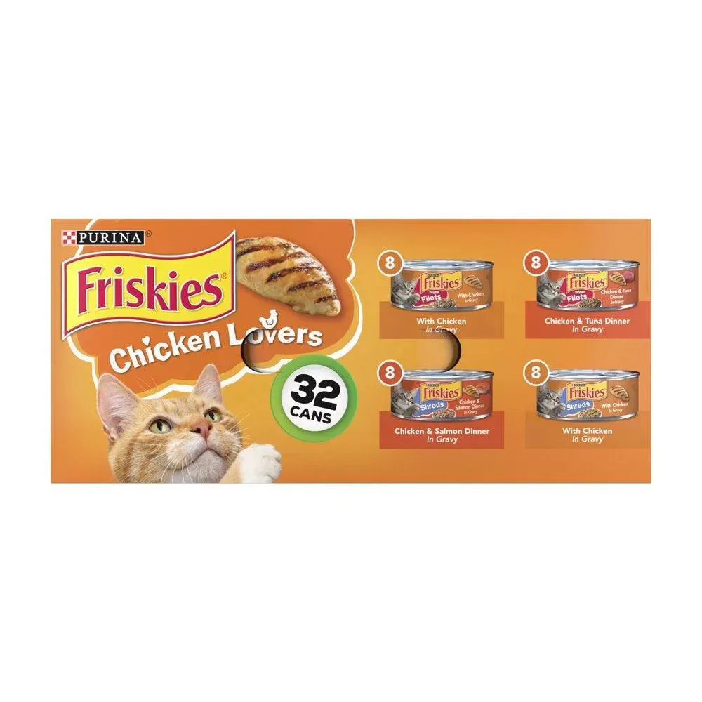 Purina Pate Wet Cat Food Chicken Lovers 32 Pack