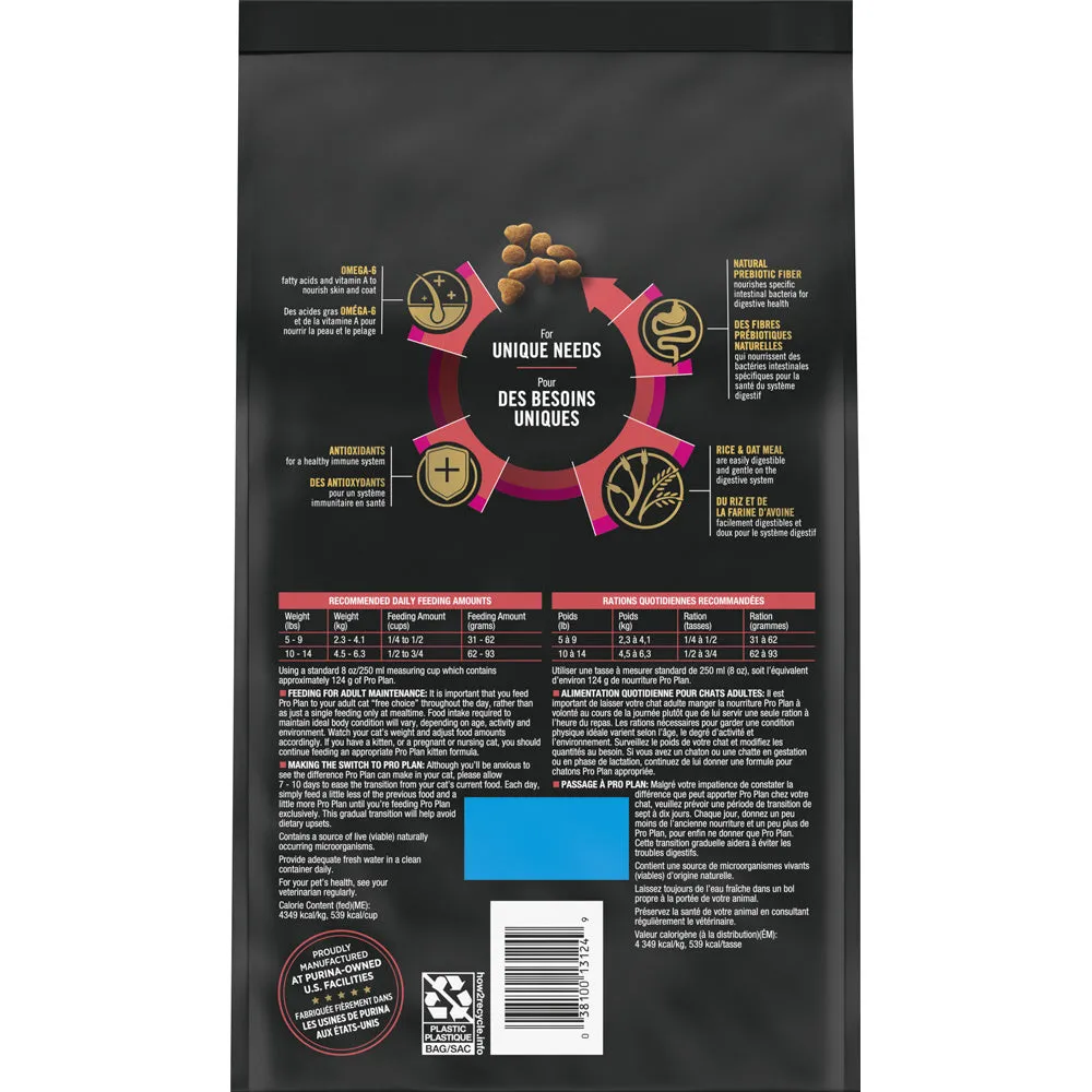 Purina Pro Plan High Protein Sensitive Skin & Stomach Lamb & Rice Formula Dry Cat Food