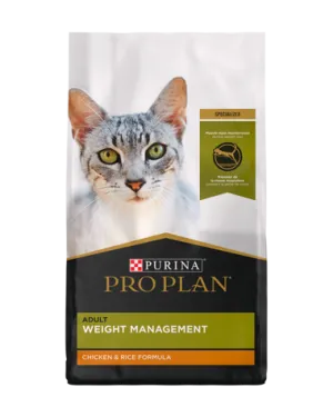 Purina Pro Plan Weight Management Chicken & Rice Formula Dry Cat Food