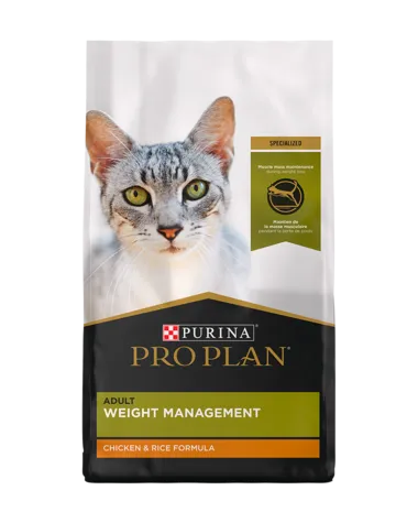 Purina Pro Plan Weight Management Chicken & Rice Formula Dry Cat Food