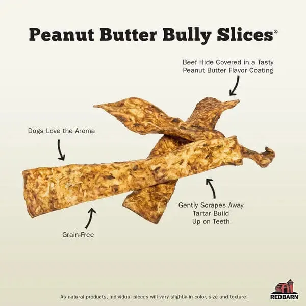 Redbarn Pet Products Natural Bully Slices Vanilla Flavor Dog Treats 9 oz
