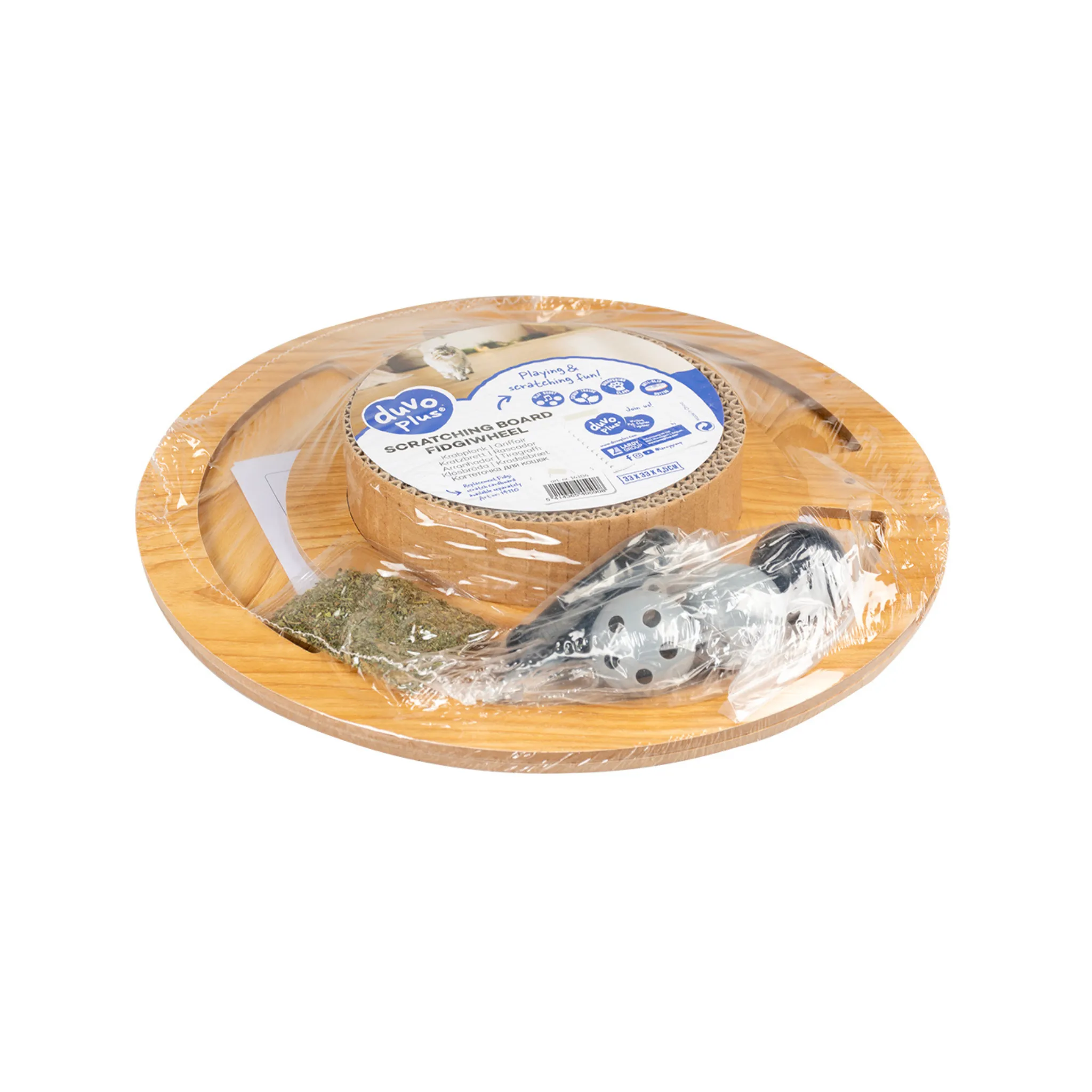 SCRATCHING BOARD FIDGIWHEEL BROWN