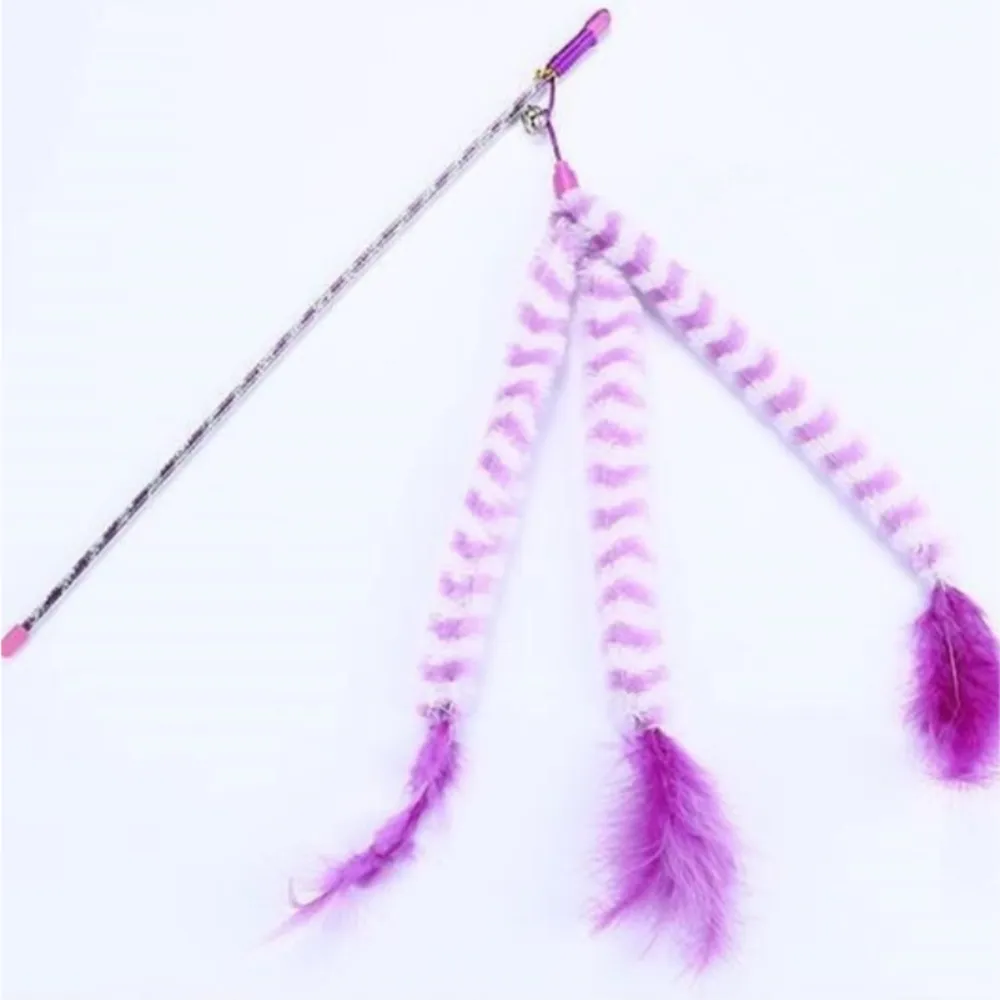 Soft Cat Feather Wand