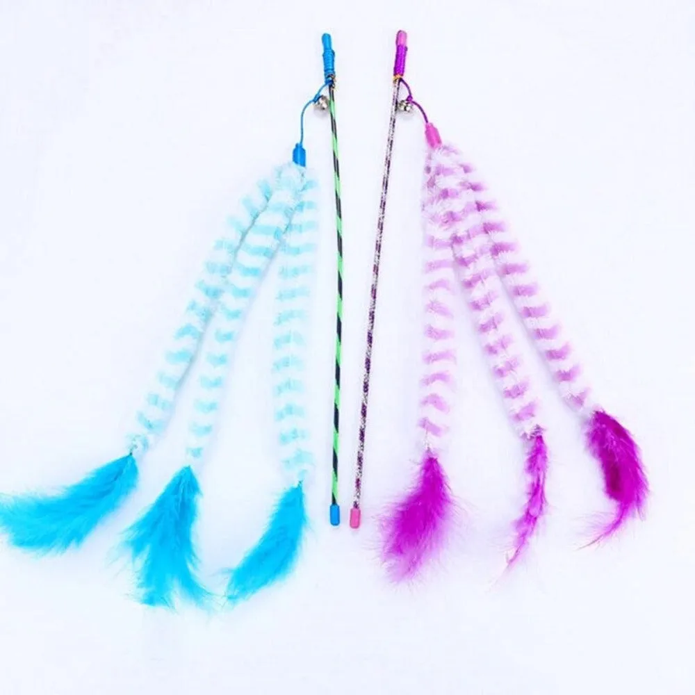 Soft Cat Feather Wand