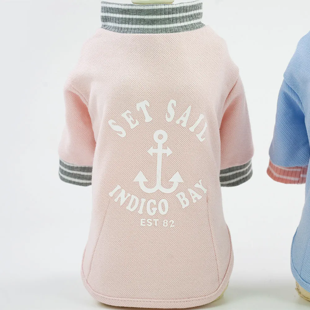 Spring/Summer Sailor T-shirt Pet Clothing