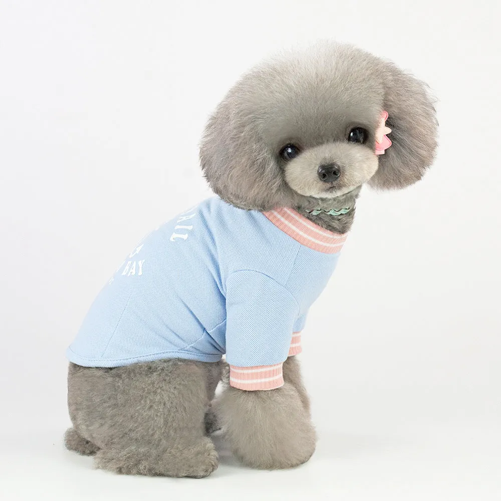 Spring/Summer Sailor T-shirt Pet Clothing
